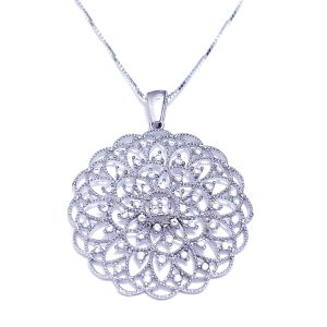 Colier de argint 925 cu zirconii fine