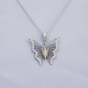 Colier "Fluturas  cu zirconii"  034