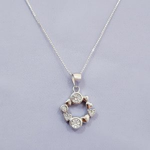 Colier  "Fantezie cu zirconii"  025