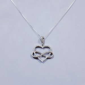 Colier "Inima cu Infinit"  011